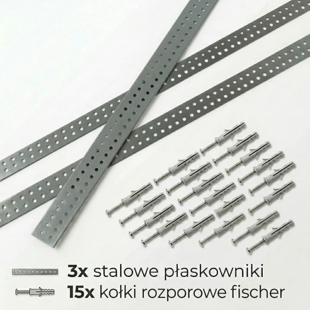 A8P Magnet-Montagesystem: Stahlschienen und Befestigungsset für Altholz-Wandpaneele